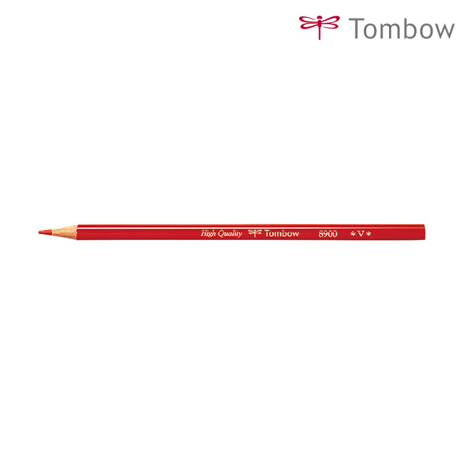 朱色鉛筆 8900V/トンボ鉛筆(8900V)