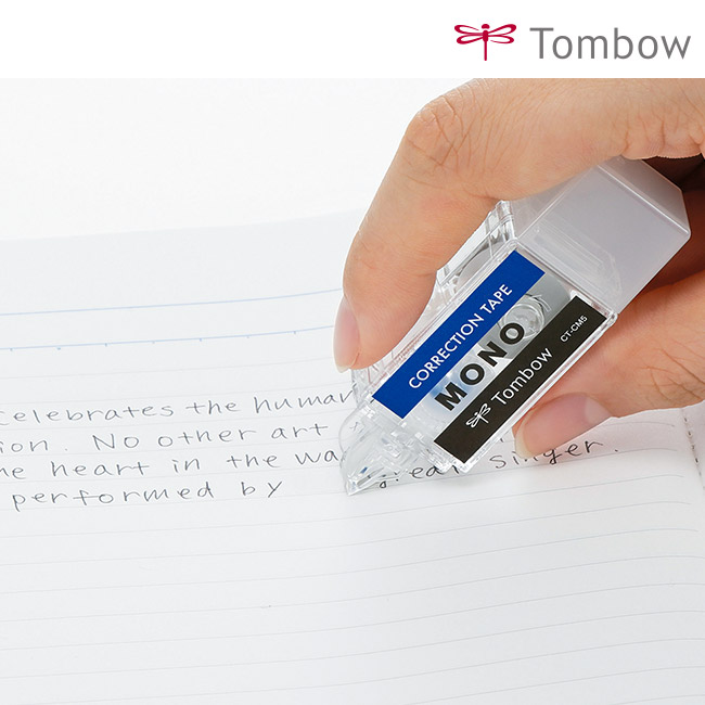 修正テープ　モノポケット/トンボ鉛筆（CT-CM5X2）使用イメージ