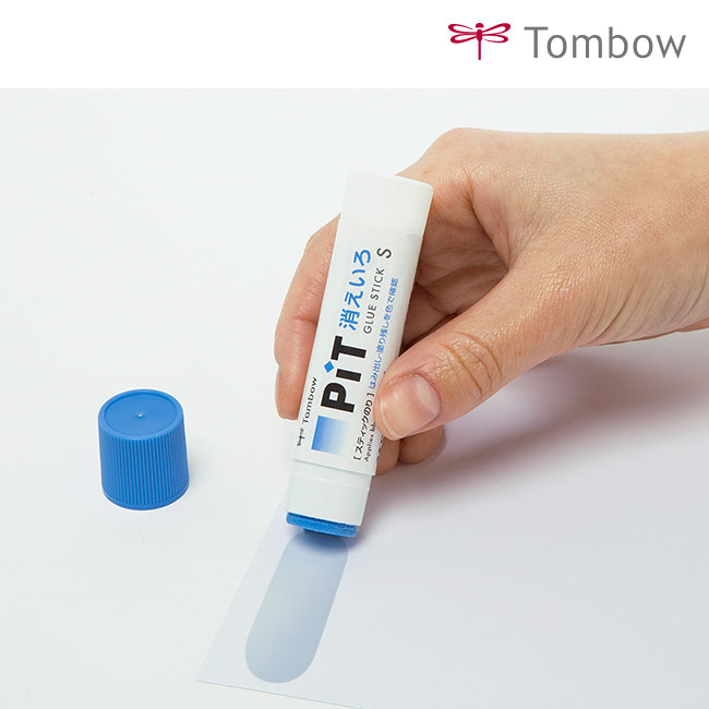スティックのり　消え色ピットS/トンボ鉛筆（tomPT-TCX1）商品イメージ