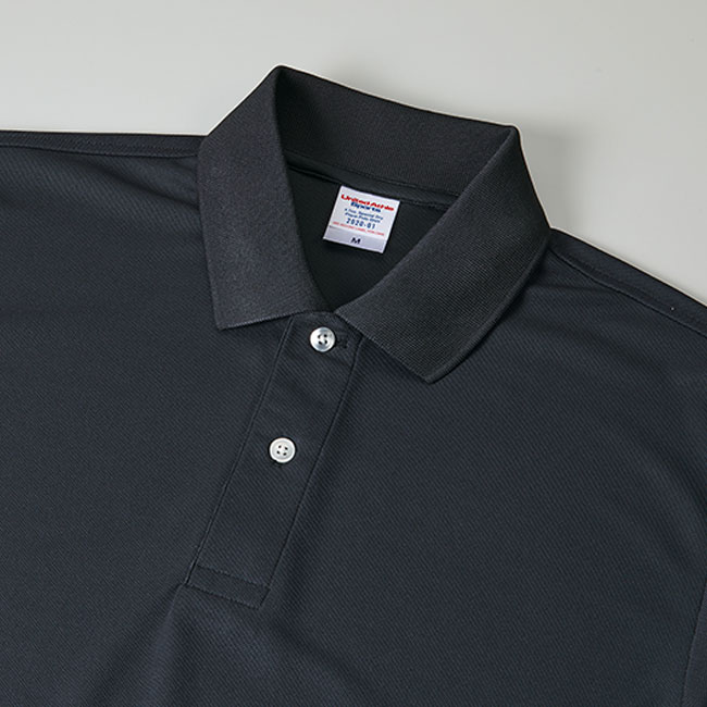 4.7オンス　スペシャルドライカノコポロシャツ（ローブリード）（2020-01）首元