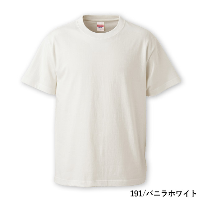 5.6オンス　ハイクオリティーTシャツ（5001-01）本体　191/バニラホワイト