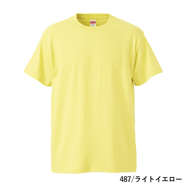 5.6オンス　ハイクオリティーTシャツ（5001-01）本体　487/ライトイエロー