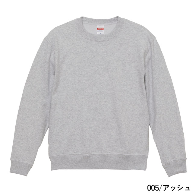 10.0オンス　クルーネックスウェット（裏パイル）（5044-01）本体　005/アッシュ