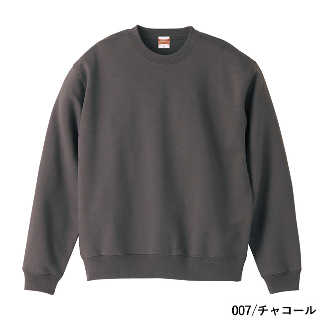 10.0オンス　クルーネックスウェット（裏パイル）（5044-01）本体　007/チャコール