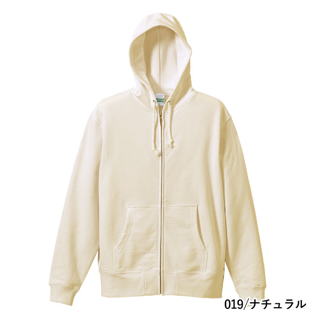 10.0オンス スウェットフルジップパーカ(裏パイル)(5213-01)本体 019/ナチュラル