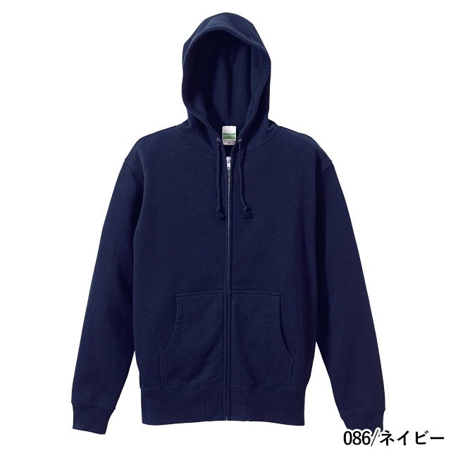 10.0オンス スウェットフルジップパーカ(裏パイル)(5213-01)本体 086/ネイビー