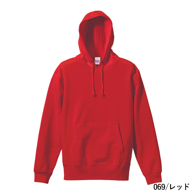 10.0オンス　スウェットプルオーバーパーカ（裏パイル）（5214-01）本体　069/レッド