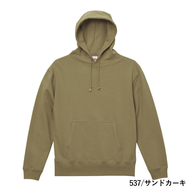 10.0オンス　スウェットプルオーバーパーカ（裏パイル）（5214-01）本体　537/サンドカーキ