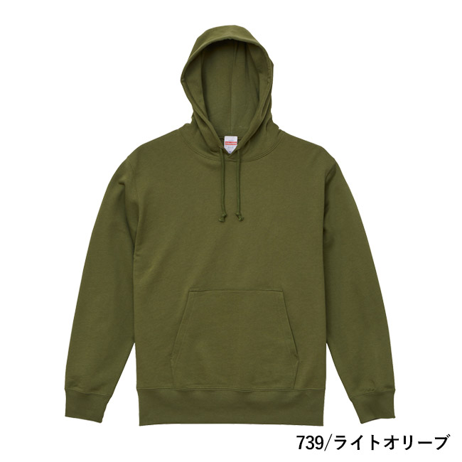 10.0オンス　スウェットプルオーバーパーカ（裏パイル）（5214-01）本体　739/ライトオリーブ