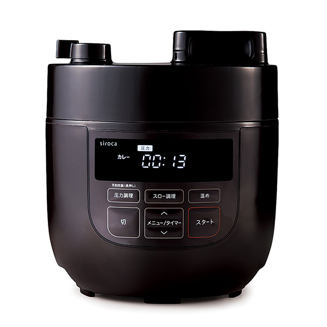 ｓｉｒｏｃａ電気圧力鍋２Ｌ１台（ブラウン）（ut2213528）