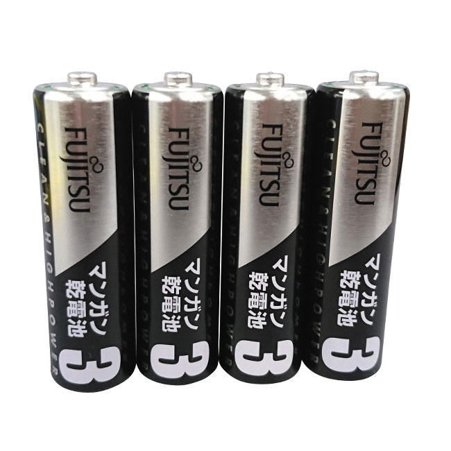 富士通製マンガン単三乾電池４本組（ut2213804）