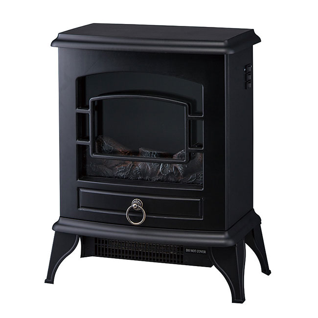 ノスタルジア　暖炉型ヒーター１台（ブラック）（ut2213827）
