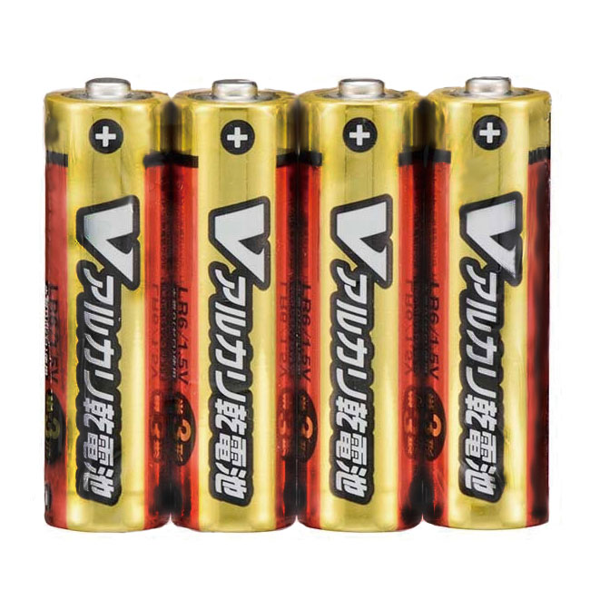 アルカリ単三乾電池４本組（ut2214014）