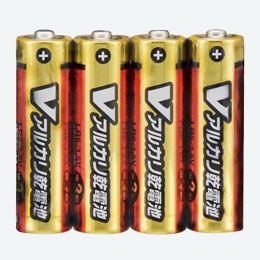 アルカリ単三乾電池４本組