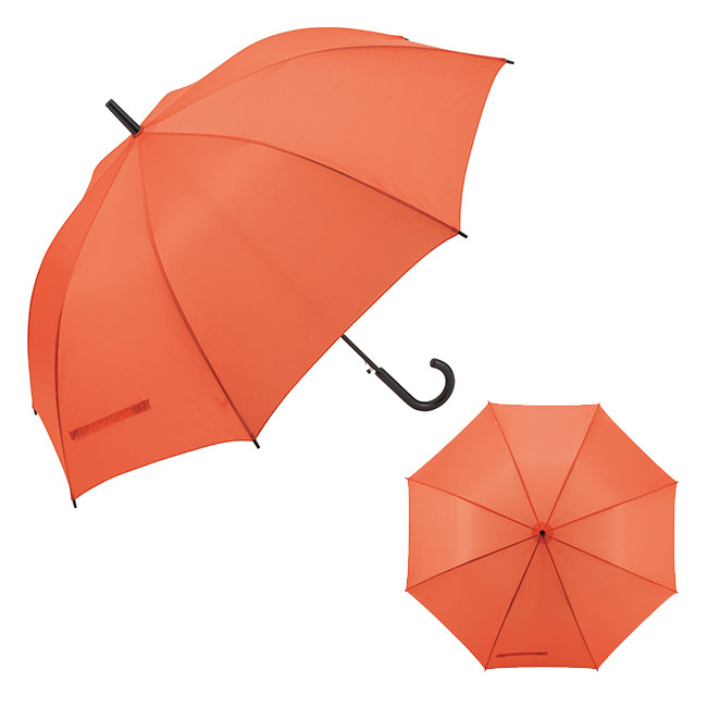 シンプルカラー　ビッグジャンプ傘（ut2321250）オレンジ