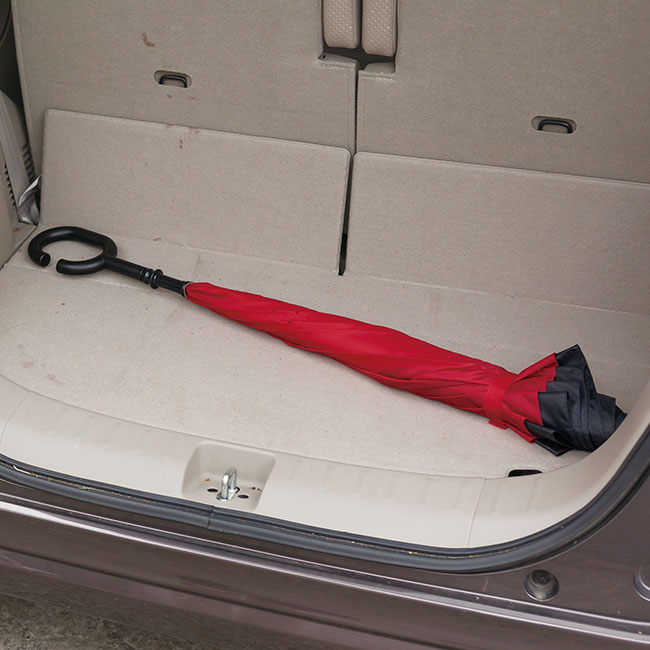 使って便利なさかさま傘１本（ut2437771）車にも収納できる