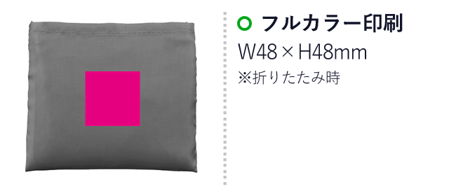 ごあいさつ からふるえこばっぐ１個（ut2438411）名入れ画像 フルカラー印刷W48×H48mm