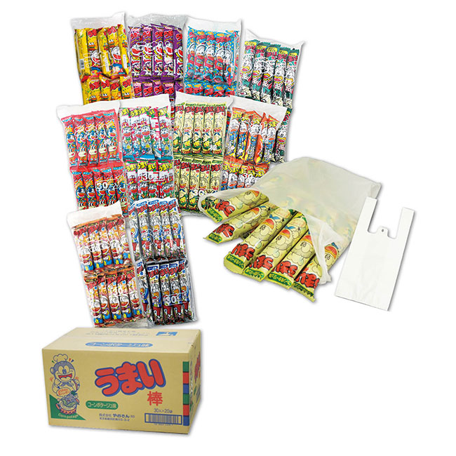 うまい棒 詰め放題セット４０人用（ut2474293）｜名入れプリント専門店【ノベルティ・ギフトモール】