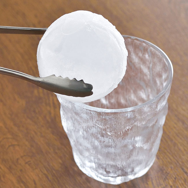 優雅な時間　味わいグラスセット（SNS-0700290）製氷機で作成した氷