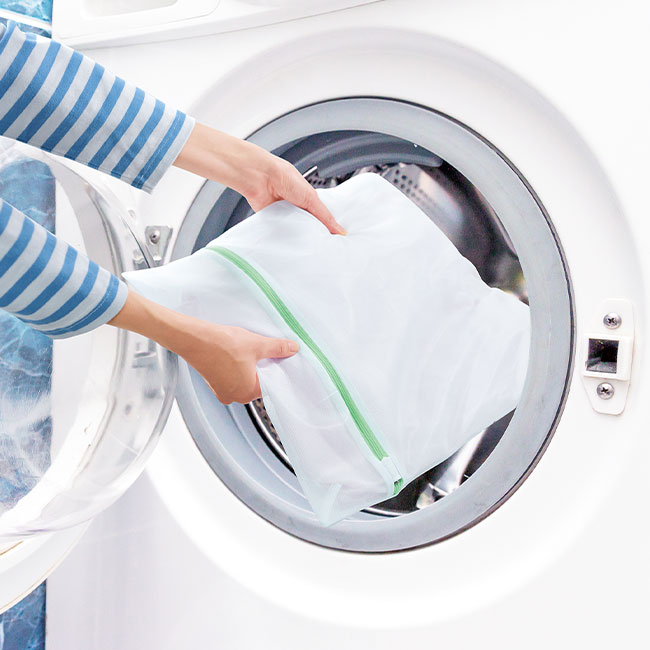 あると便利な洗濯ネットバラエティーセット（SNS-0700293）洗濯機使用イメージ