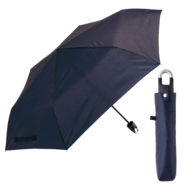 かばんにかけられる折りたたみ傘（SNS-0700299）本体・ネイビー