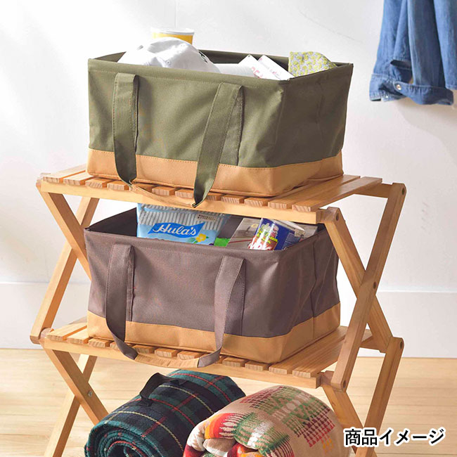 自立する折りたたみバッグ20L 1個（SNS-0700340）商品イメージ　お部屋に