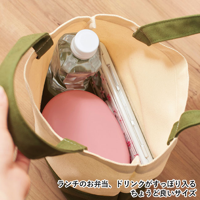 ザ・バッグ（ランチタイプ）＃ｓｕｓｔａｉｎａｂｌｅ（SNS-0700352）ランチのお弁当、ドリンクがすっぽり入るちょうど良いサイズ