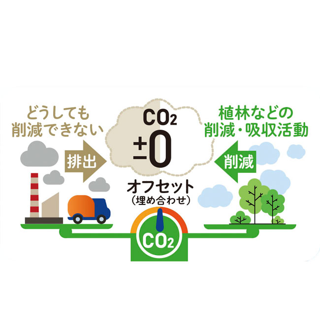 金色のゴルフボール　＃CO2排出権付（SNS-0700408）カーボンオフセットとは