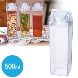 パック型クリアボトル500ml