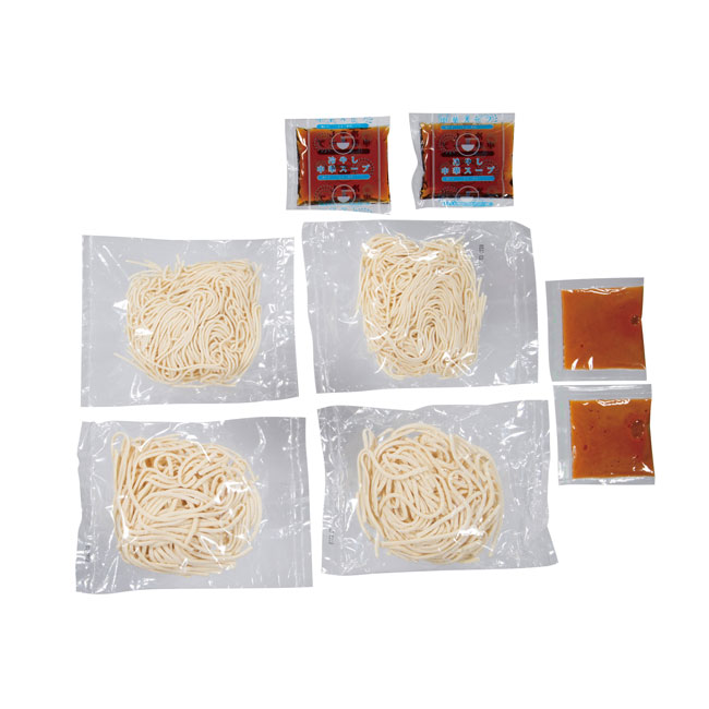 ＨＯＴ＆ＣＯＯＬ　担々麺＆冷やし中華4食組（SNS-0700550）セット内容