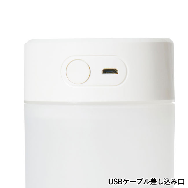 ポータブル卓上加湿器２８０ｍｌ（SNS-0700625）USBケーブル差し込み口