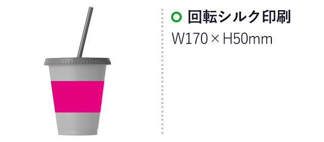 カラーチェンジコールドタンブラー（SNS-0700652）名入れ画像　回転シルク印刷　W170×H50mm