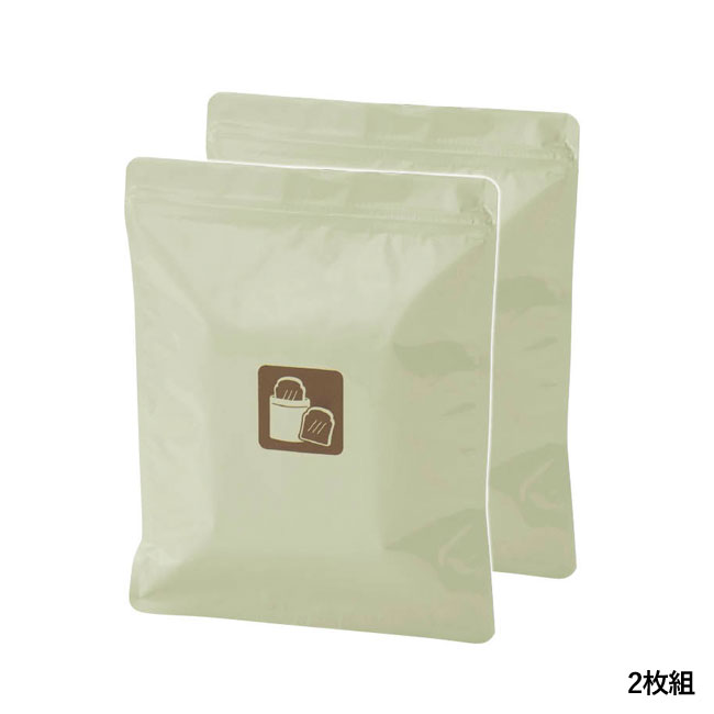 カンタンベンリ　パン冷凍保存袋2枚組（SNS-0700723）2枚組