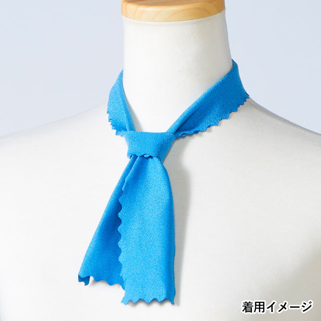ひんやり冷感ネックタオル（SNS-0700896）着用イメージ