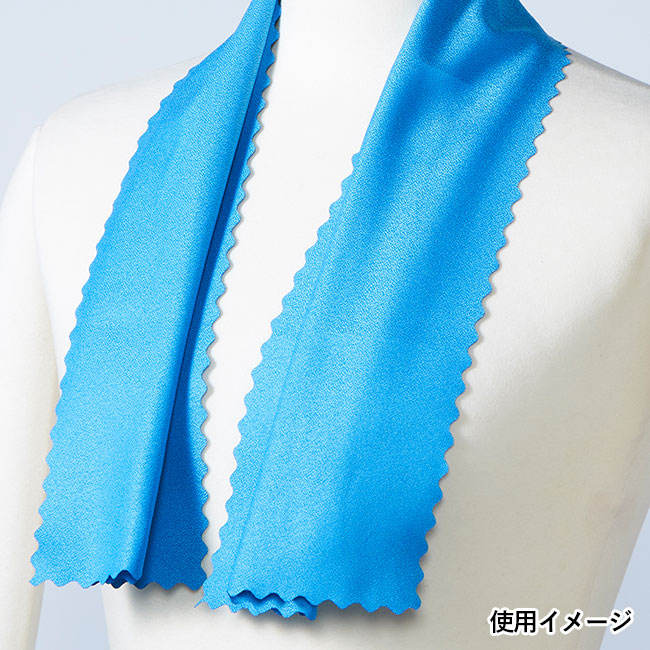 ひんやり冷感タオル（SNS-0700897）使用イメージ
