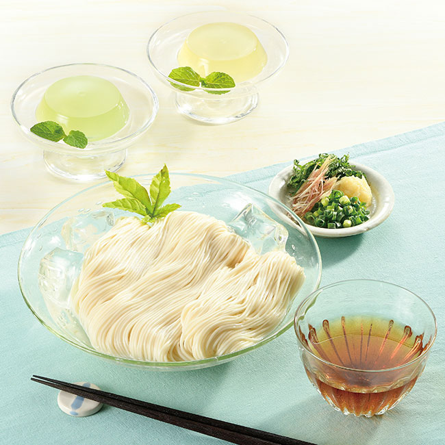 水彩の恋　そうめん・ゼリー詰合せギフト（SNS-0700901）商品イメージ