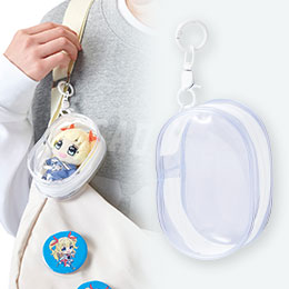 キーホルダー付きクリアポーチ