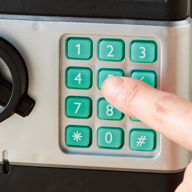 MY BANK 電子型貯金箱（SNS-0700944）暗証番号を設定できる