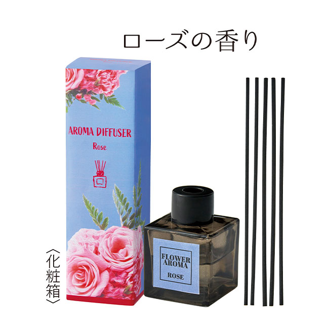 フラワーアロマディフューザー１個（SNS-0700972）ローズイメージ