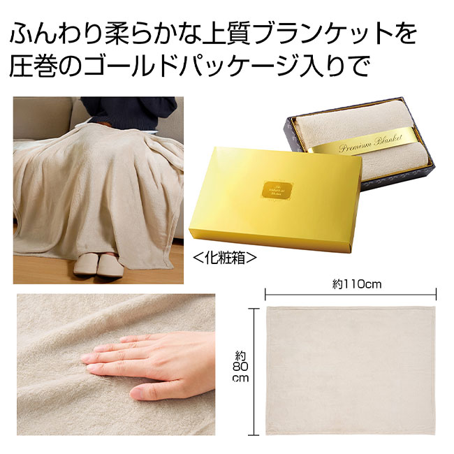 プレミアムブランケット（ライトグレー）（SNS-0700988）