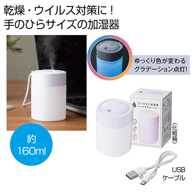 コンパクト加湿器１６０ｍｌ（SNS-0700989）