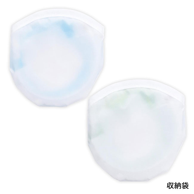 小さくたためる！ポケットうちわ１枚　＃ＣＯ２排出権付（SNS-0701003）収納袋