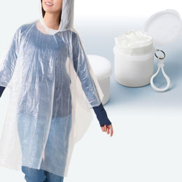 ケースインレインポンチョ