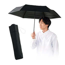 晴雨兼用　遮光遮熱ベーシック折りたたみ傘