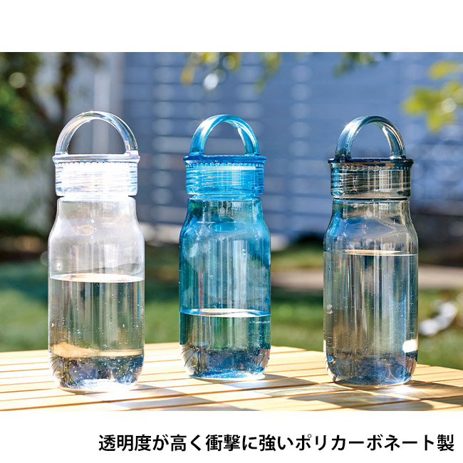 クリアボトル400ml（SNS-0701039）透明度が叩く衝撃に強いポリカーボネート製