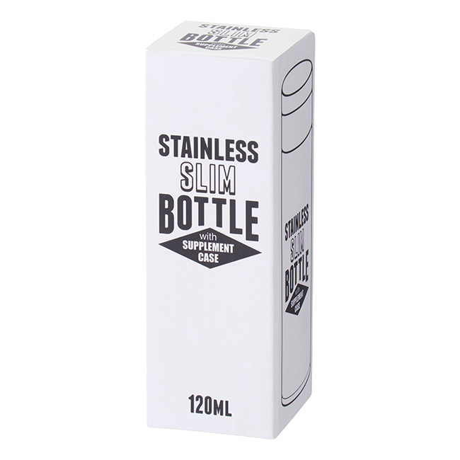 サプリメントケース付きスリムボトル１２０ｍｌ（SNS-0701043）パッケージ