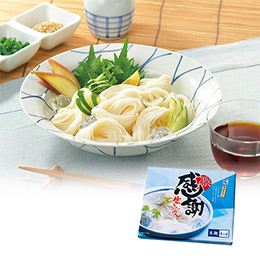 感謝　つゆ付生そうめん４人前