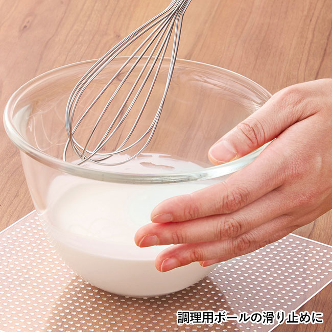 繰り返し使えるシリコンラップ大・小セット（SNS-0701084）調理用ボールの滑り止めに