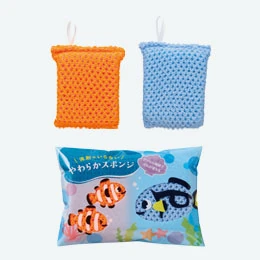 洗剤のいらない 柔らかスポンジ2個組