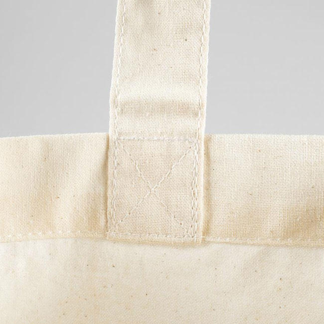 リサイクルコットン トートバッグM（SNS-0400138）持ち手部分の縫製